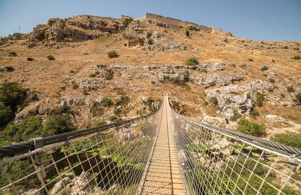 Trekking from Matera's Sassi to the Murgia with tibetan bridge