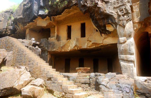 Ancient Bhaja caves exploration guided tour from Pune