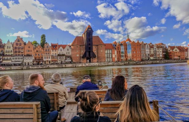 Gdansk city cruise in a historical Polish boat
