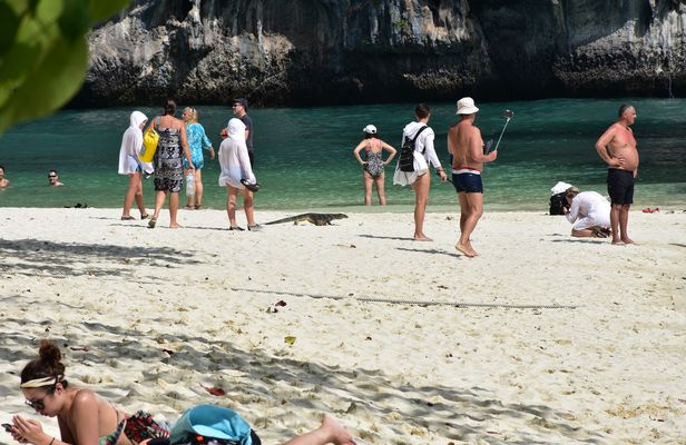 Hong Island sunset tour with dinner and night snorkeling from Krabi