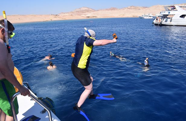 Half-day snorkeling boat trip in Sharm El Sheikh with lunch and drinks