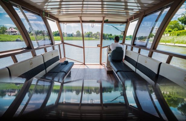 Krakow sightseeing catamaran cruise on the Vistula River