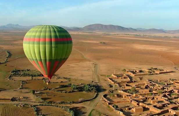 Marrakech hot-air balloon experience with breakfast in a Berber Haima