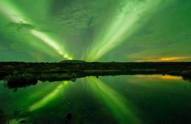 Northern lights tour in Reykjavik by boat