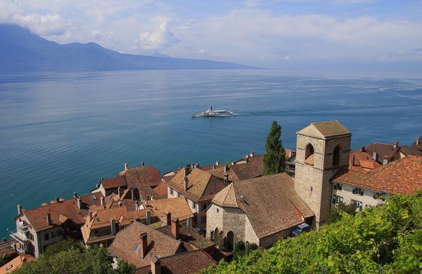 Cruise along Lavaux vineyards from Lausanne with audioguide