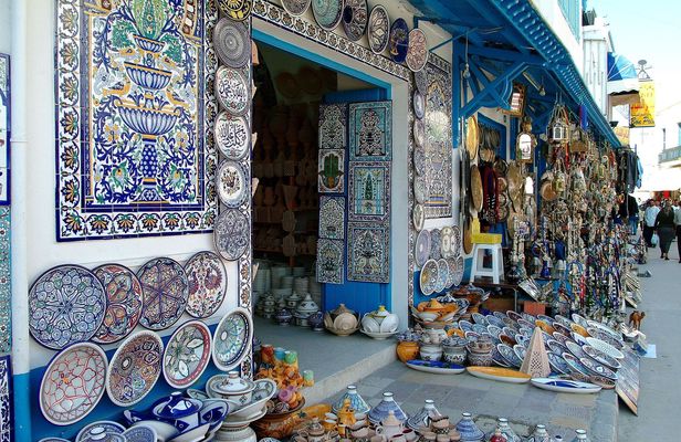 Nabeul market visit and wine tasting from Hammamet and Nabeul