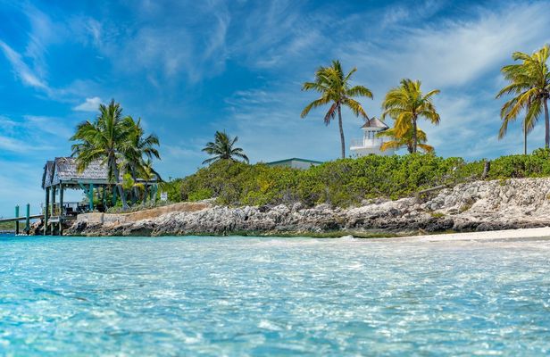 Pearl Island beach escape tour with a private ocean view cabana
