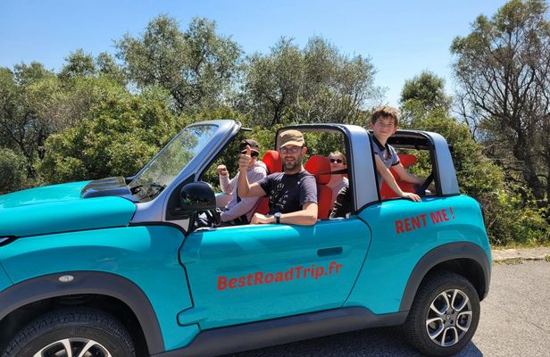 4-hour road trip from Nice to Monaco in an electric convertible
