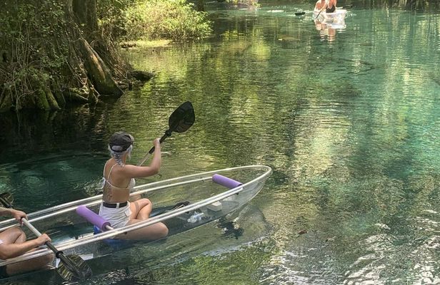 Clear Canoeing at Silver Springs Florida