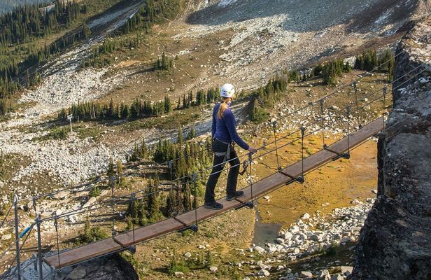 Guided hike on the Whistler Mountain top