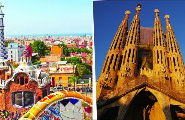 Fast access to Park Güell and Sagrada Familia with ascent to the tower