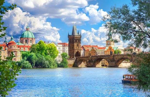 Prague Charles Bridge self-guided tour with Tower Admission + optional VR Experience