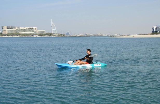 Single-seat Kayak Rental on The Palm Jumeirah - One Hour