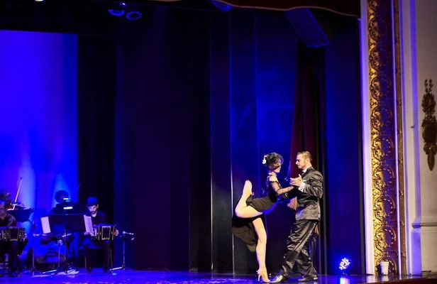Piazzolla Tango Show with private transfer and optional dinner