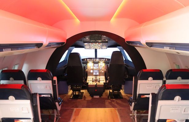 60-minute flight in the Airbus A320 flight simulator in Hamburg