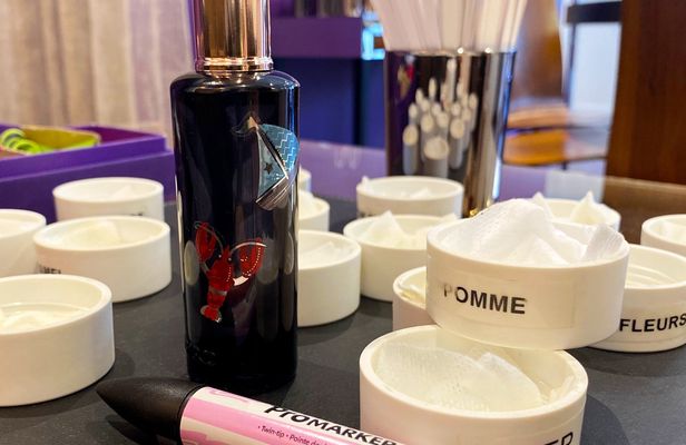 Le Petit Parfumeur workshop for kids at Molinard Nice