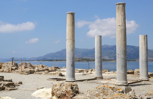 Guided tour of Nora archaeological site from Cagliari