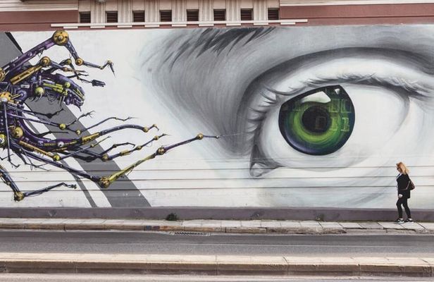Athens original street art small group guided walking tour
