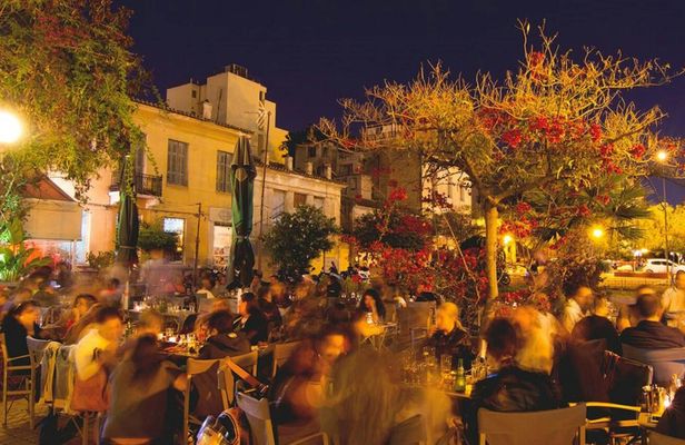 Athens nightlife private guided walking tour
