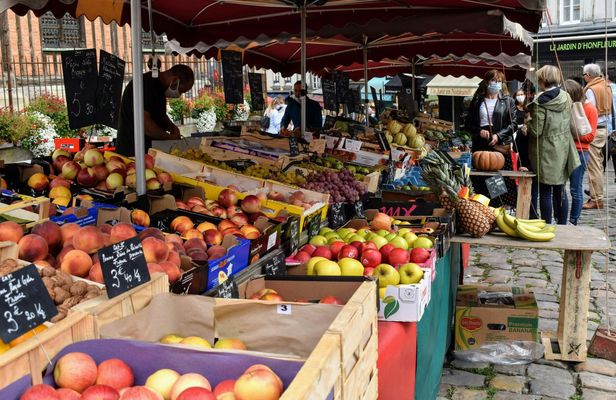Honfleur market food tour with tastings