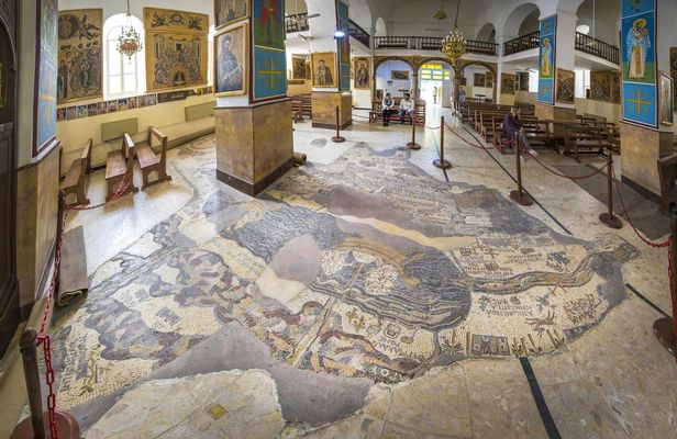 Half-day private tour to Madaba and Mount Nebo from Amman or Dead Sea