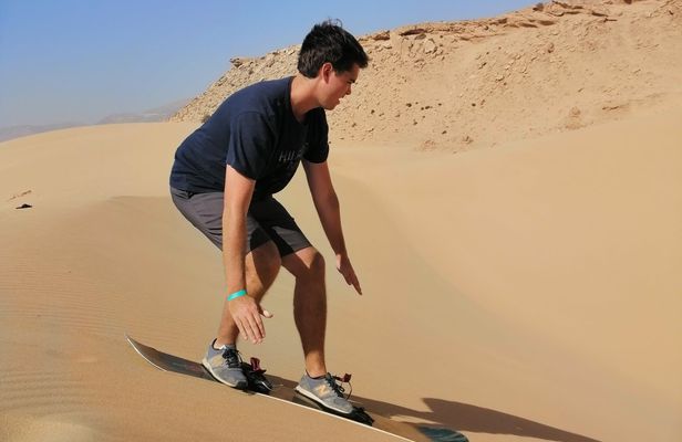 Sandboarding guided experience from Agadir