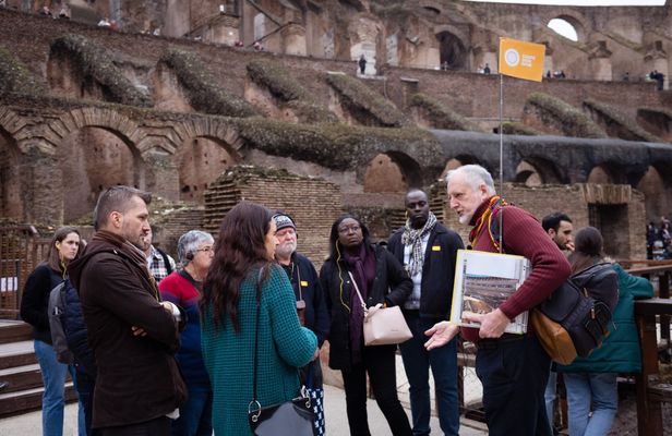 Exclusive small group Colosseum, Palatine Hill, and Roman Forum tour