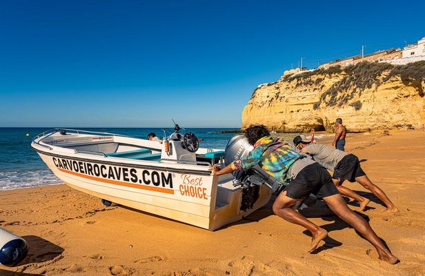 Benagil and Marinha caves private boat tour