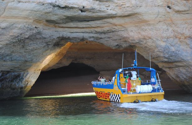 Dolphin watching and Benagil cave cruise in Albufeira