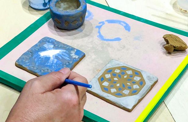 Artisan tiles workshop in Barcelona