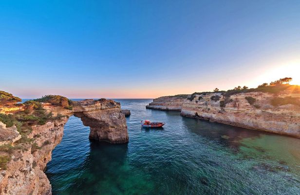Albufeira and Benagil Cave Sunset Boat Tour