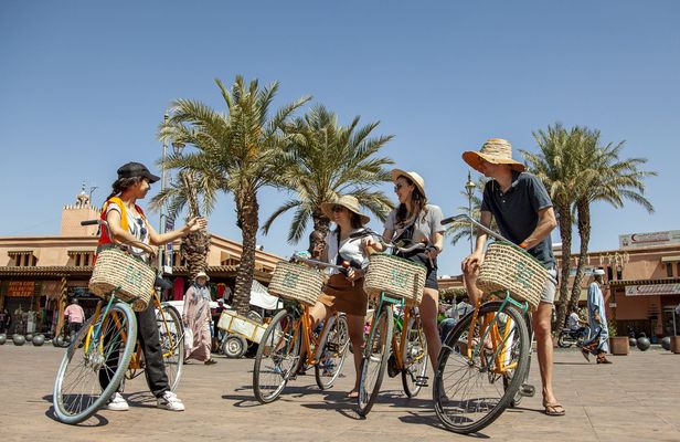 Guided cycling adventure in Marrakech