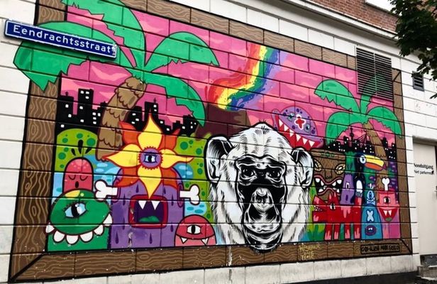 Rotterdam street art private walking tour