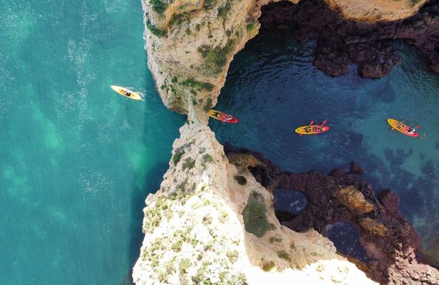 Kayak grotto tour from Lagos
