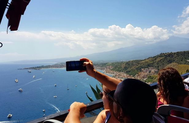 Taormina City by See Bus Ticket - Blue or Red Line