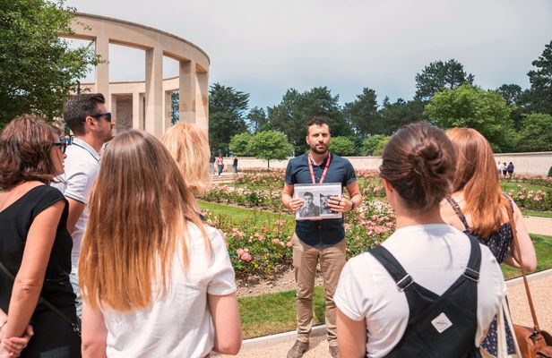 Small group guided tour of Key D-Day Sites and self-guided visit of the Memorial de Caen museum