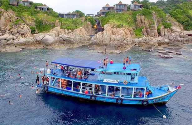 Afternoon boat tour to Koh Nang Yuan and Koh Tao with lunch