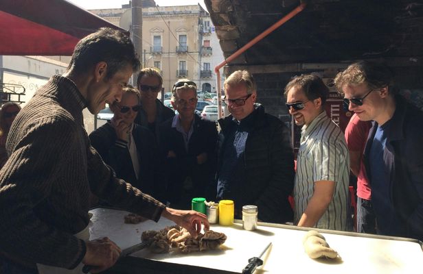 Evening street food tour of Catania