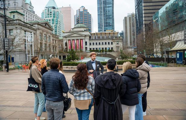 2-hour monumental scandals guided walking tour Vancouver