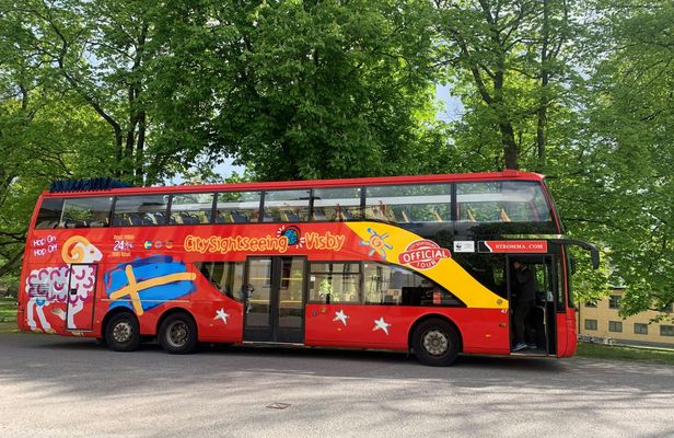 City Sightseeing 24-hour or 72-hour hop-on hop-off tour in Visby