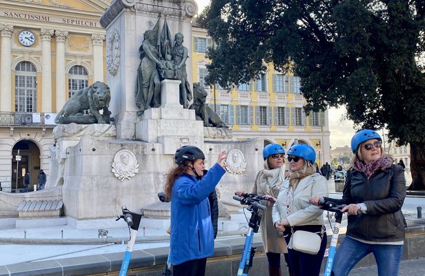 90-minute guided e-scooter tour of the highlights of Nice