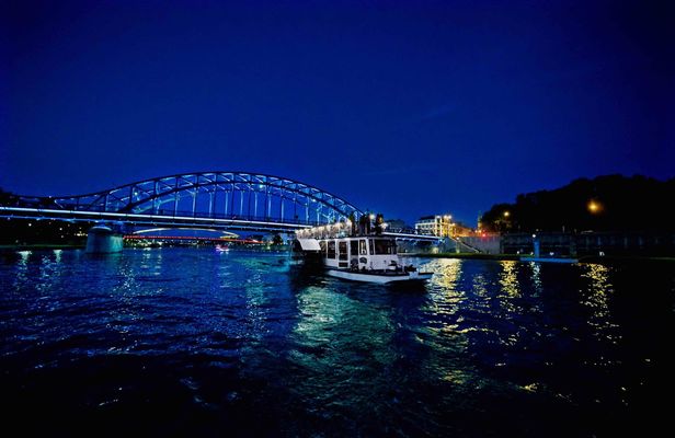 Night cruise on the Vistula in Krakow