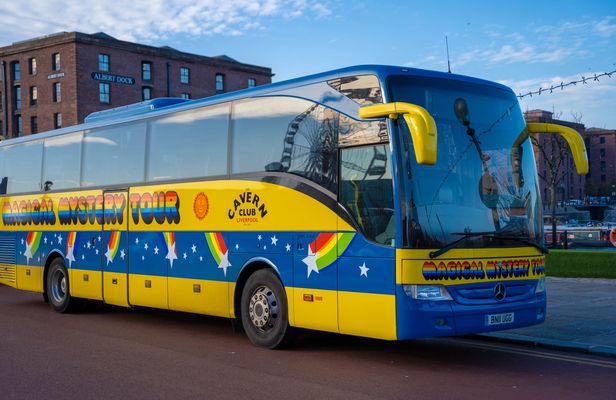 Magical Mystery bus tour of Beatles landmarks in Liverpool
