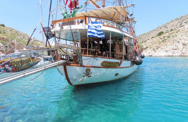 3-islands cruise in the Dodecanese on the Captain Hook ship from Kos