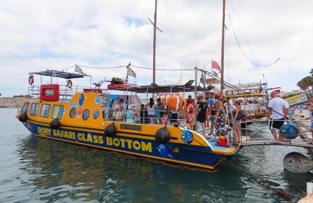 Dory glass-bottom boat tour from Kos