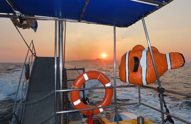 Dory glass-bottom boat tour from Kos