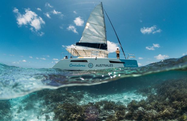 Mauritius Grand Bay North coast catamaran cruise