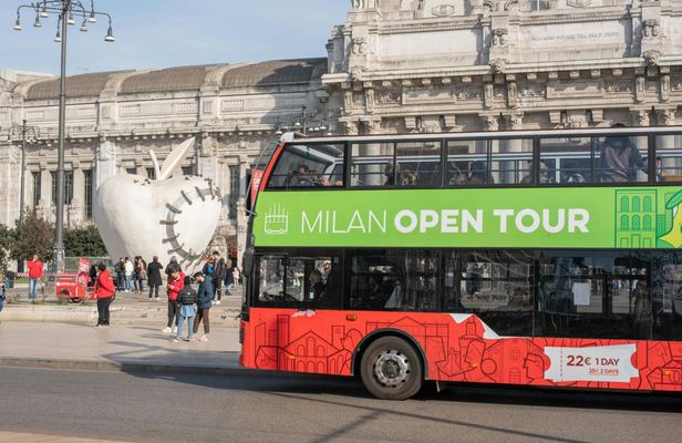 Open Bus Milano 24-hour Hop-on Hop-off 2 Lines Ticket