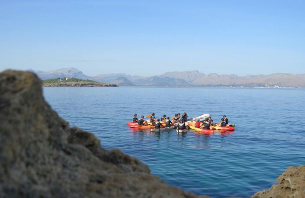 Mallorca multi adventure with kayak, cliff jumping, snorkel and more