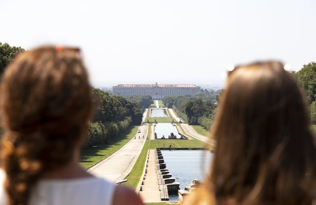 Private tour of Caserta Royal Palace with shuttle bus to English Gardens
